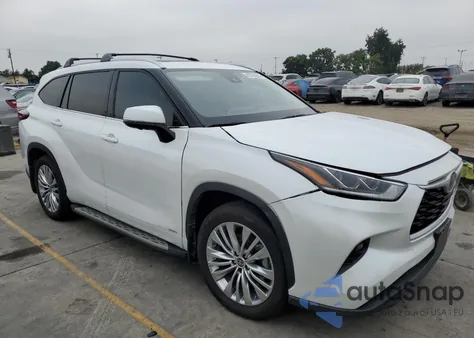 2025 Toyota Highlander Hybrid Limited из США, поврежденный, VIN 5TDEBRCH5SS651632